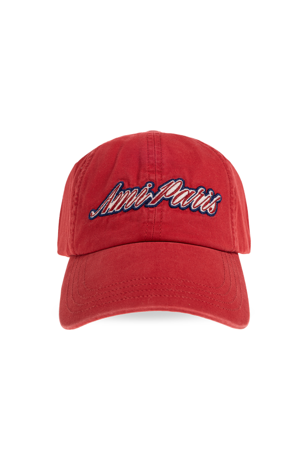 Red Cap with logo Ami Alexandre Mattiussi - Vitkac Northern Ireland